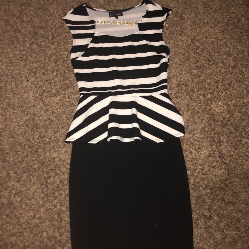 Black And White business dress